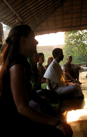 Yoga in Goa, yoga teacher training India, Junas Wada, Mandrem Beach,  authentic yogic experience, yoginis-in-training, Himalaya Yoga Valley Center, Villa River Cat, Dunes Beach Resort, Arambol, purification process, Ashiyana, Ashley A. Cooper