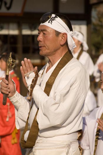 Praying Monk, Hiwatari Matsuri: Fire Walking Festival - A Photo Essay
